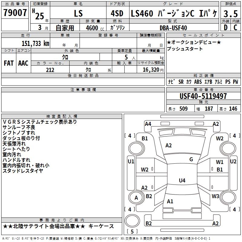 LEXUS LS460