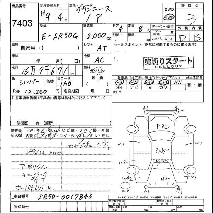 TOYOTA TOWN ACE NOAH