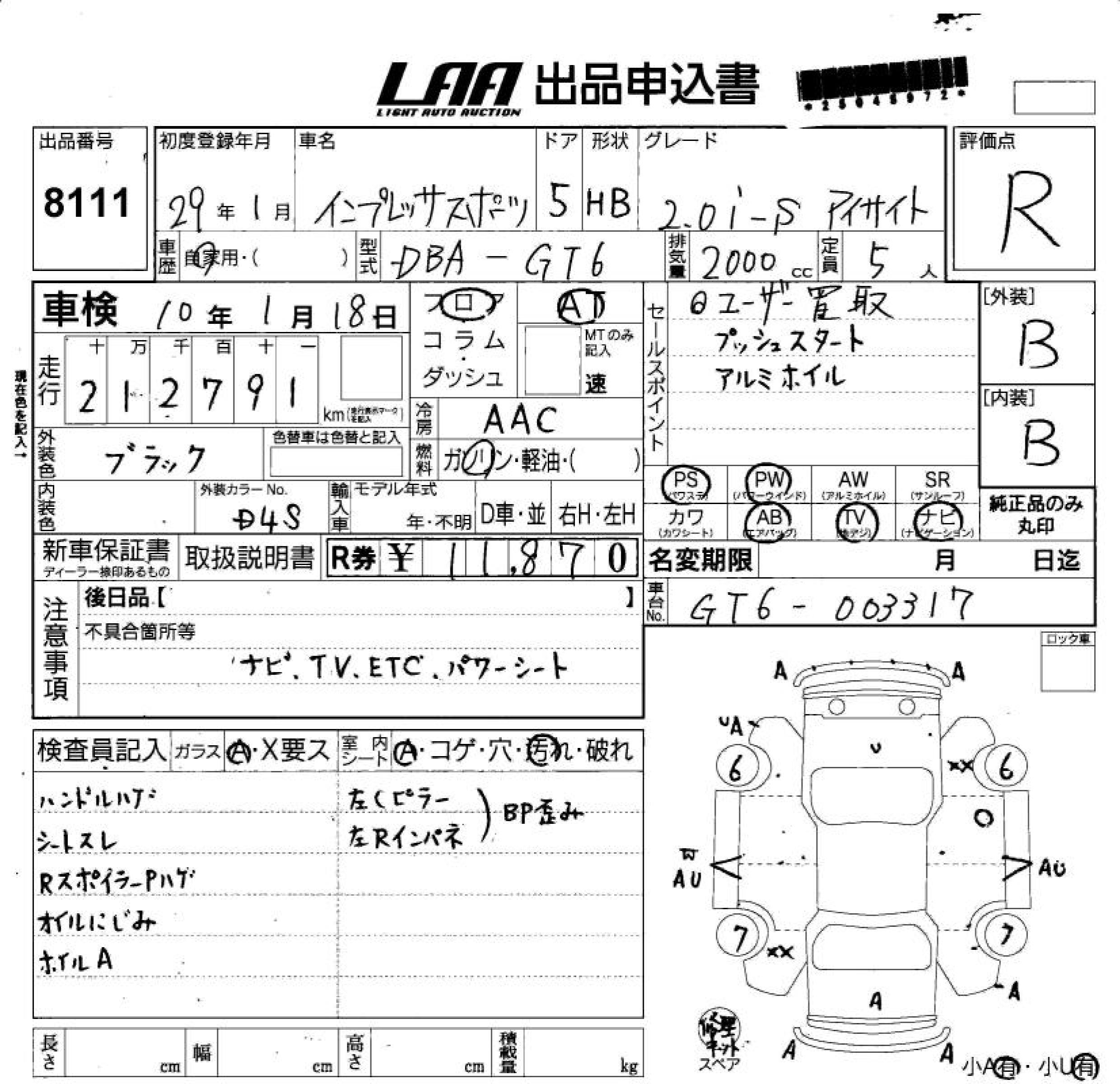 SUBARU IMPREZA