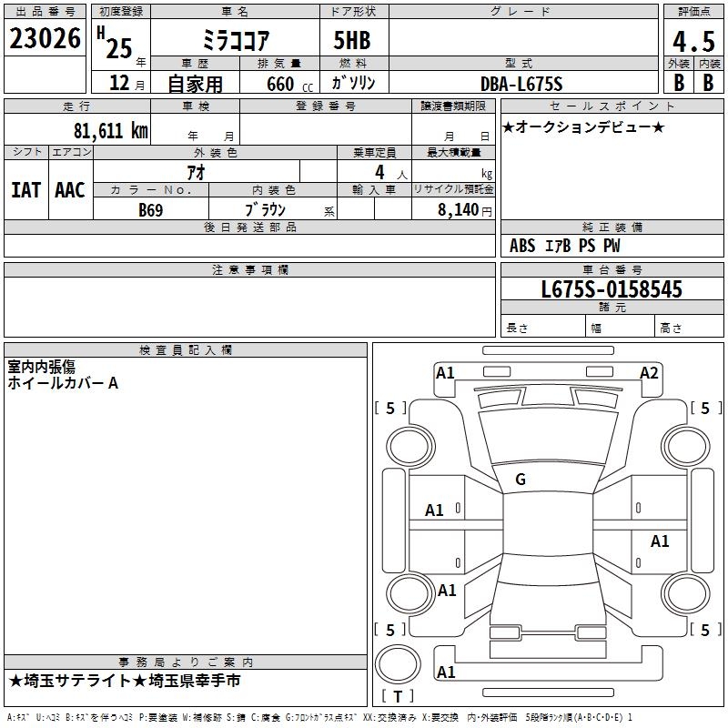 DAIHATSU MIRA COCOA
