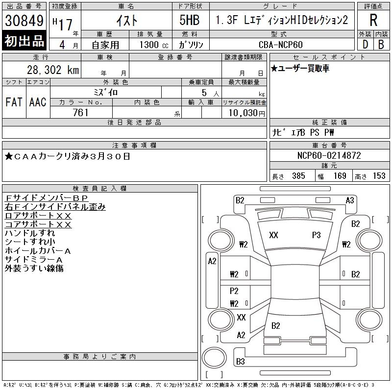 TOYOTA IST