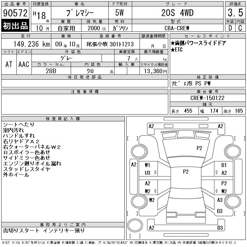 MAZDA PREMACY