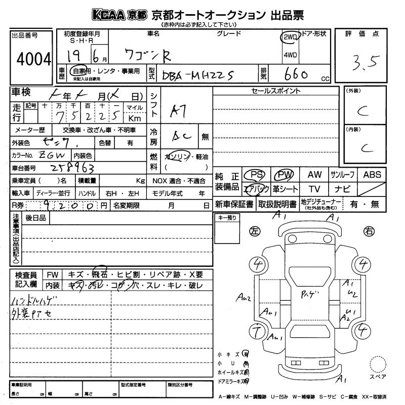 SUZUKI WAGON R