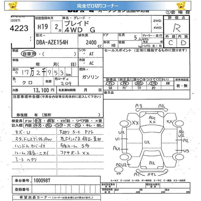 TOYOTA BLADE