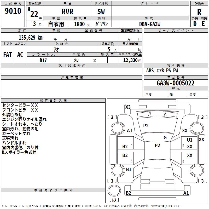 MITSUBISHI RVR