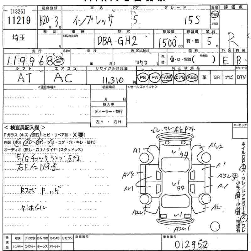 SUBARU IMPREZA