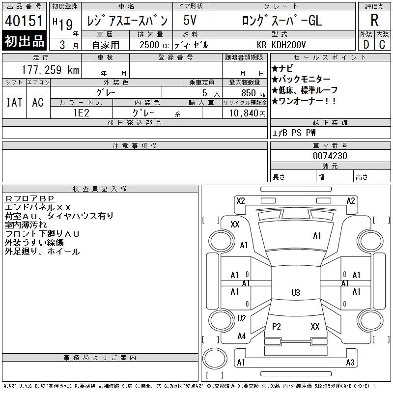 TOYOTA REGIUS ACE