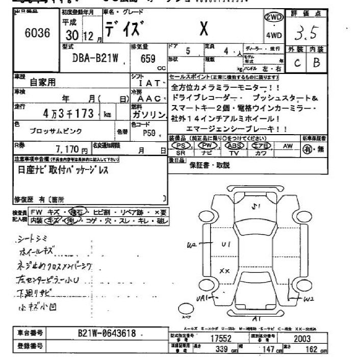 NISSAN DAYZ