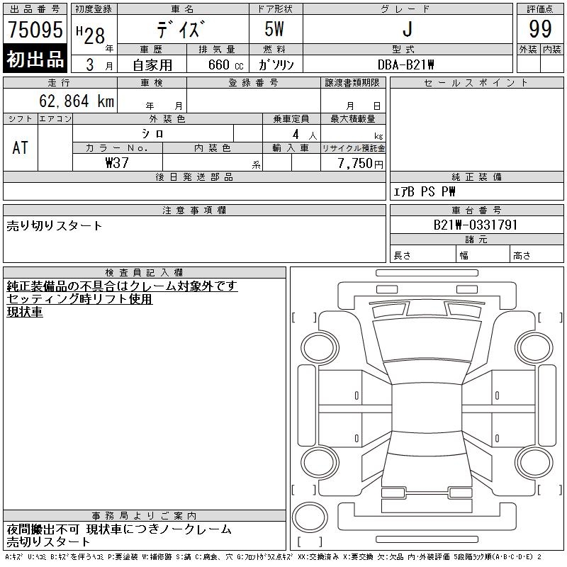 NISSAN DAYZ