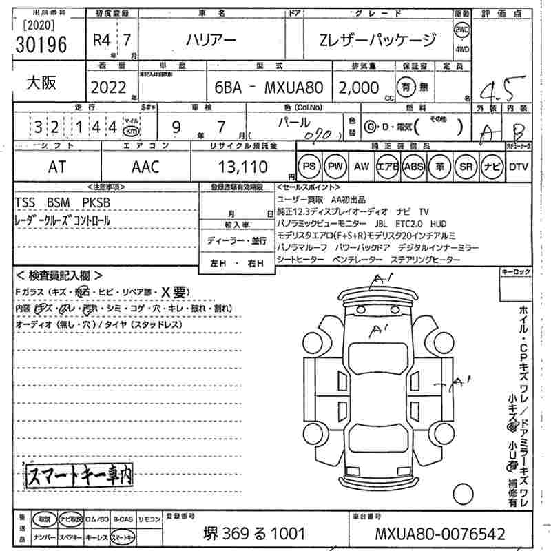 TOYOTA HARRIER