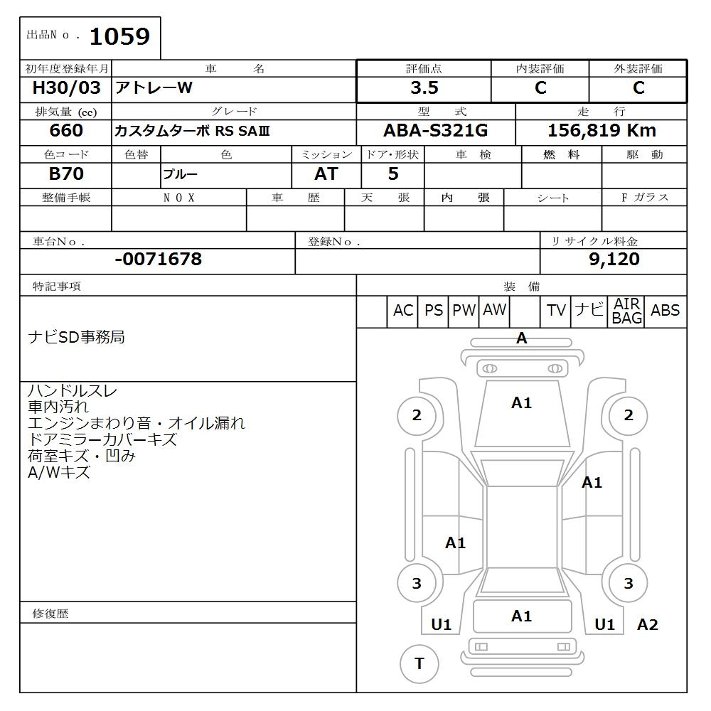 DAIHATSU ATRAI