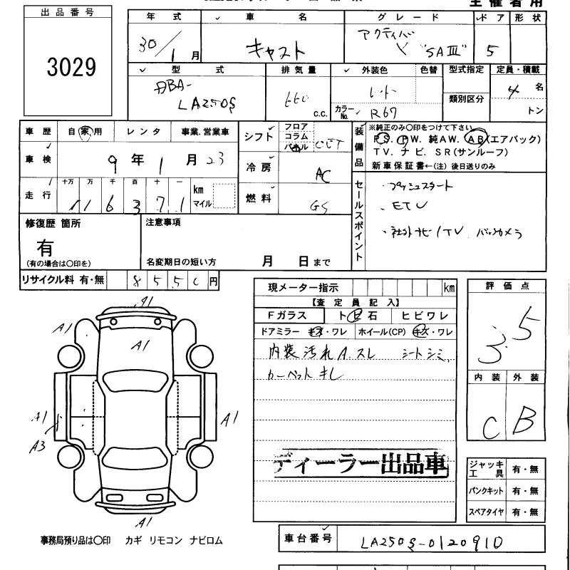 DAIHATSU CAST