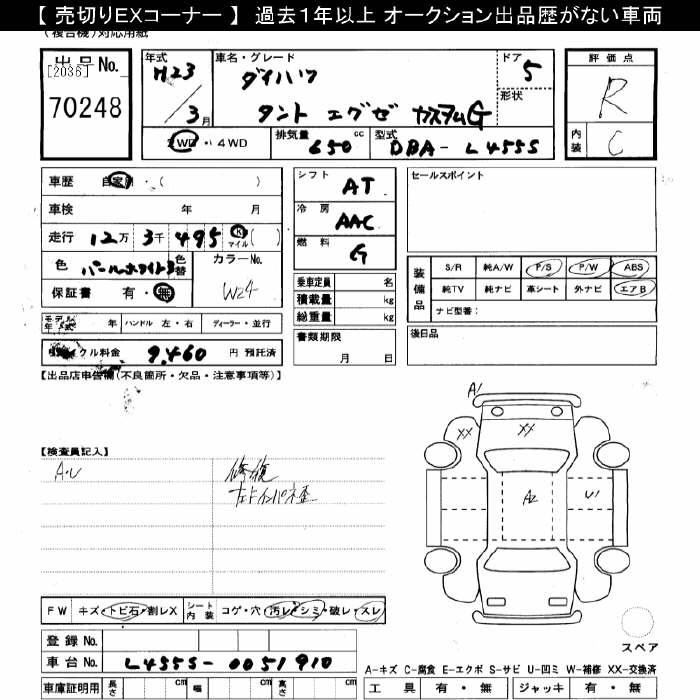 DAIHATSU TANTO EXE