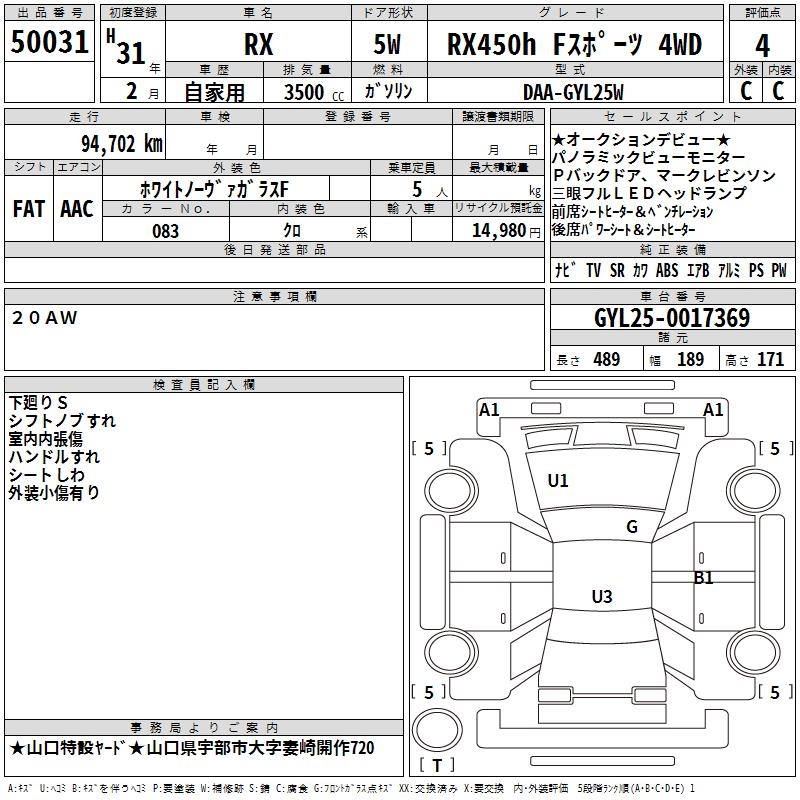 LEXUS RX450H