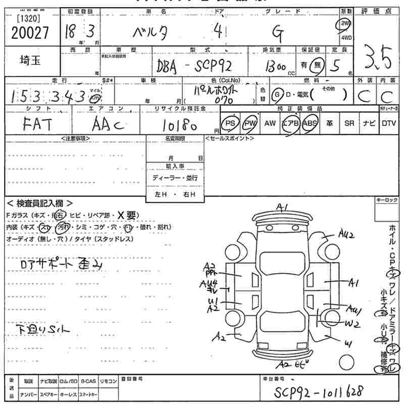 TOYOTA BELTA