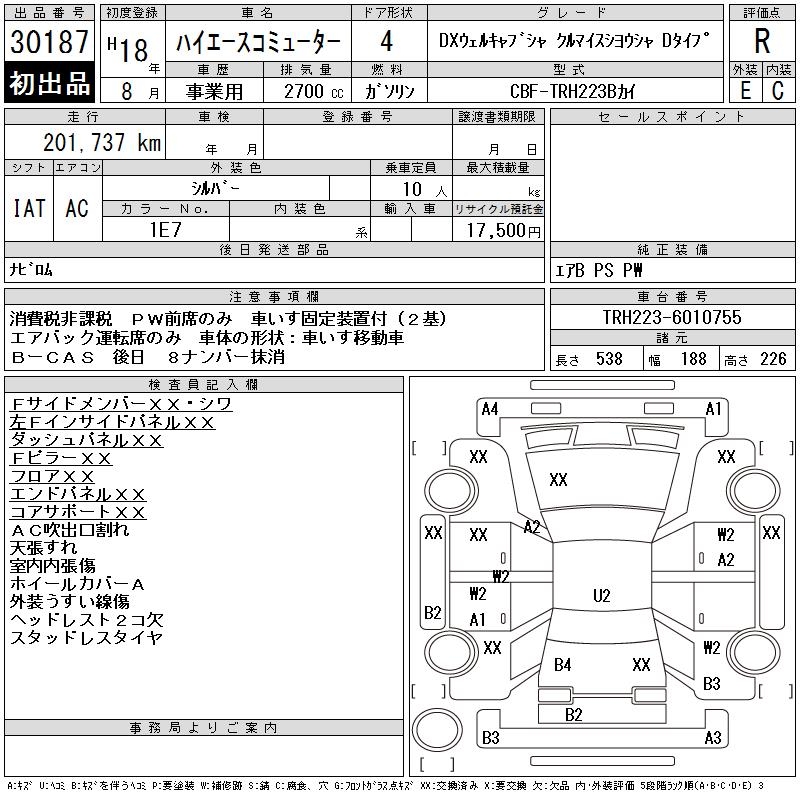 TOYOTA REGIUS ACE