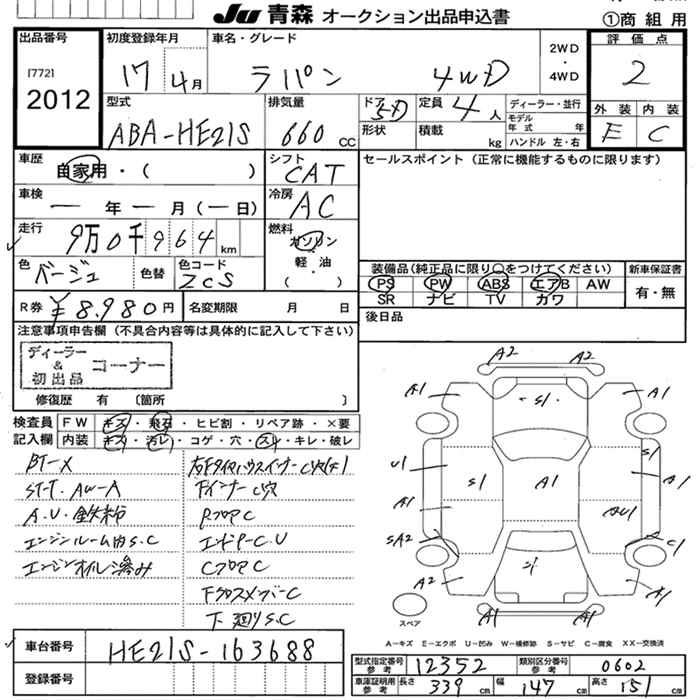 SUZUKI ALTO LAPIN