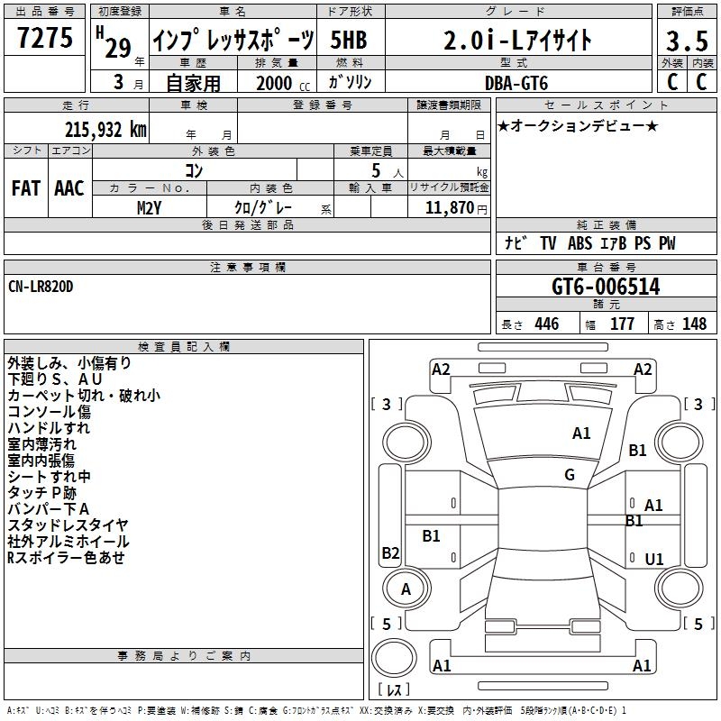 SUBARU IMPREZA