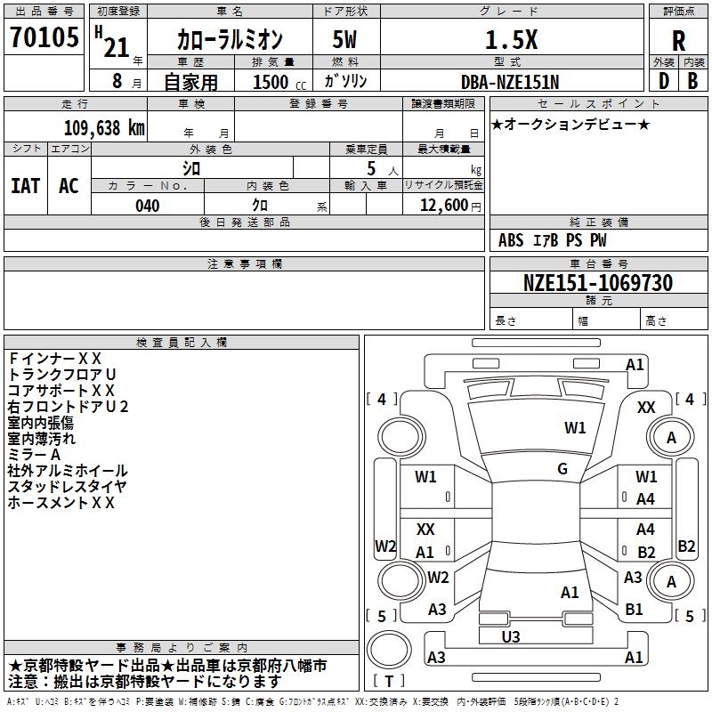 TOYOTA COROLLA RUMION