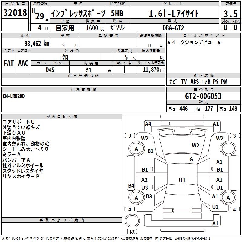 SUBARU IMPREZA