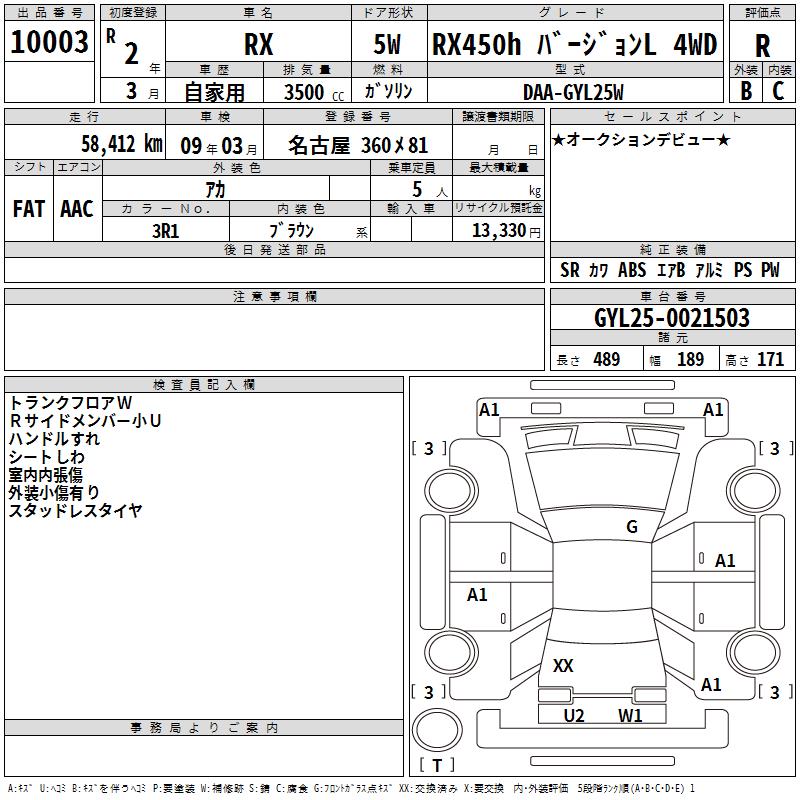 LEXUS RX450H