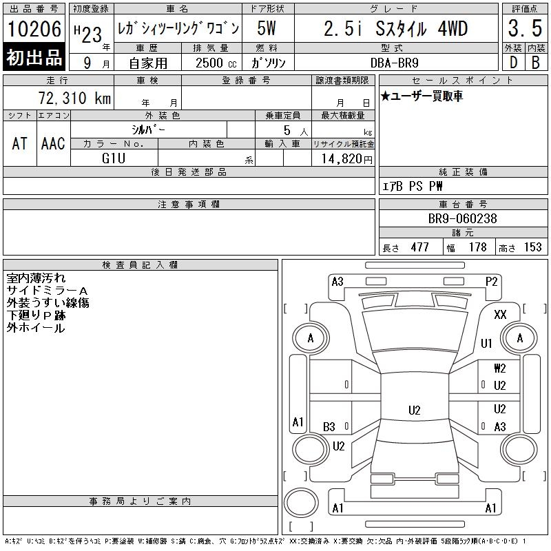 SUBARU LEGACY