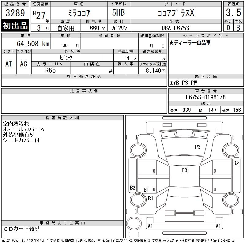 DAIHATSU MIRA COCOA