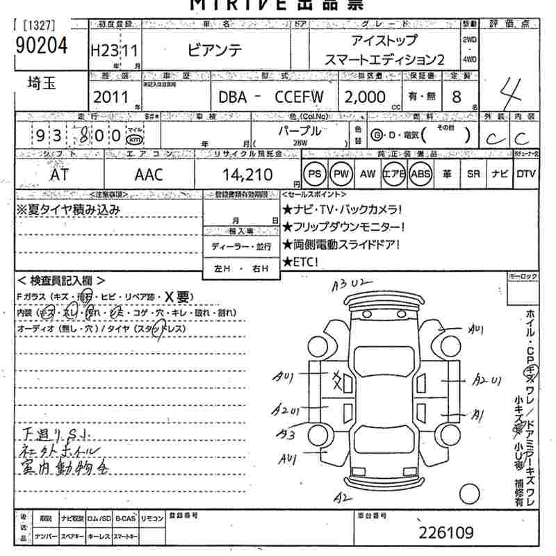 MAZDA BIANTE