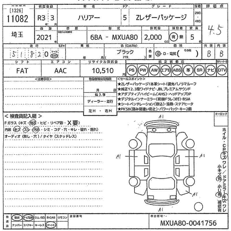 TOYOTA HARRIER