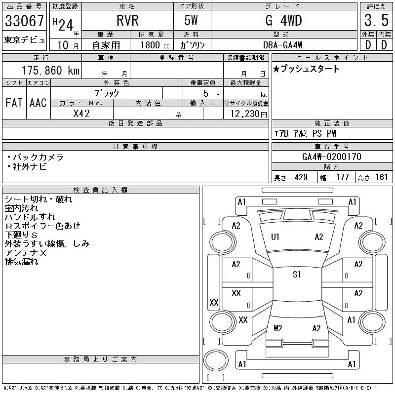 MITSUBISHI RVR