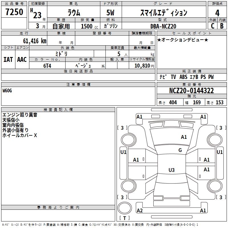 TOYOTA RAUM