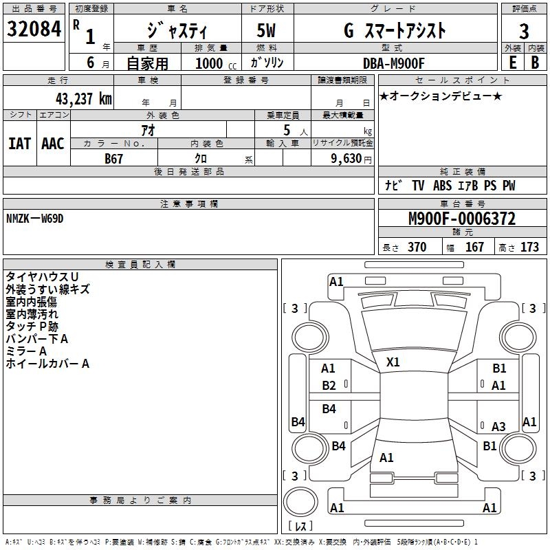 SUBARU JUSTY