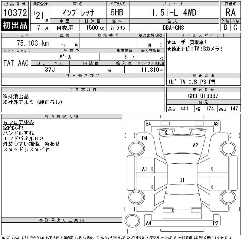SUBARU IMPREZA