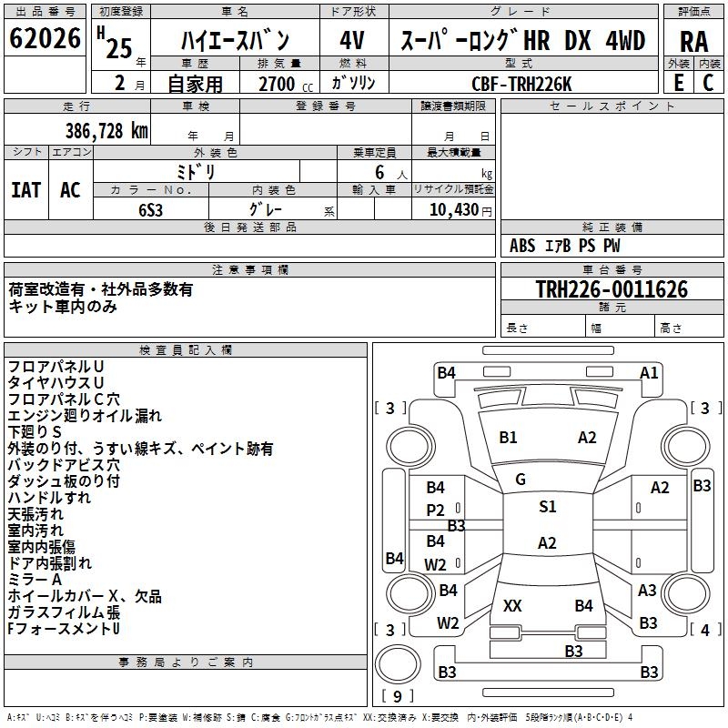 TOYOTA REGIUS ACE