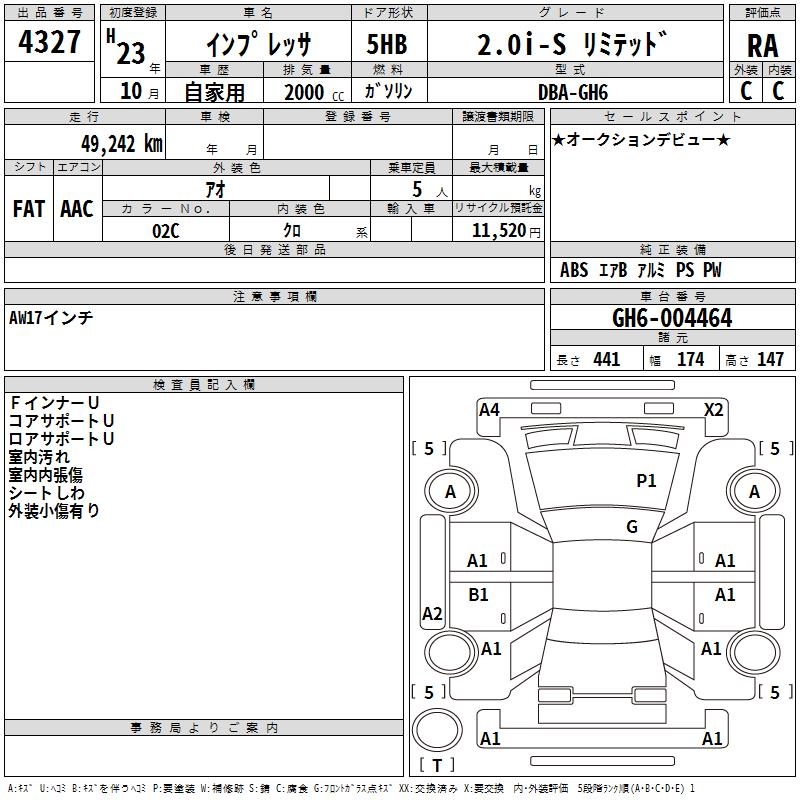 SUBARU IMPREZA