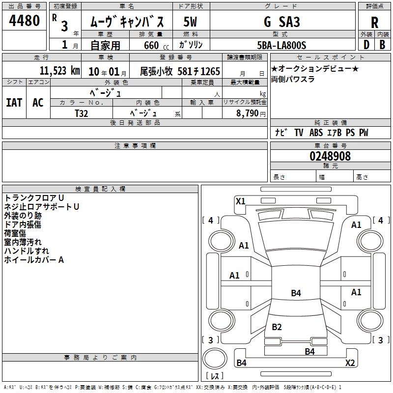 DAIHATSU MOVE CANBUS