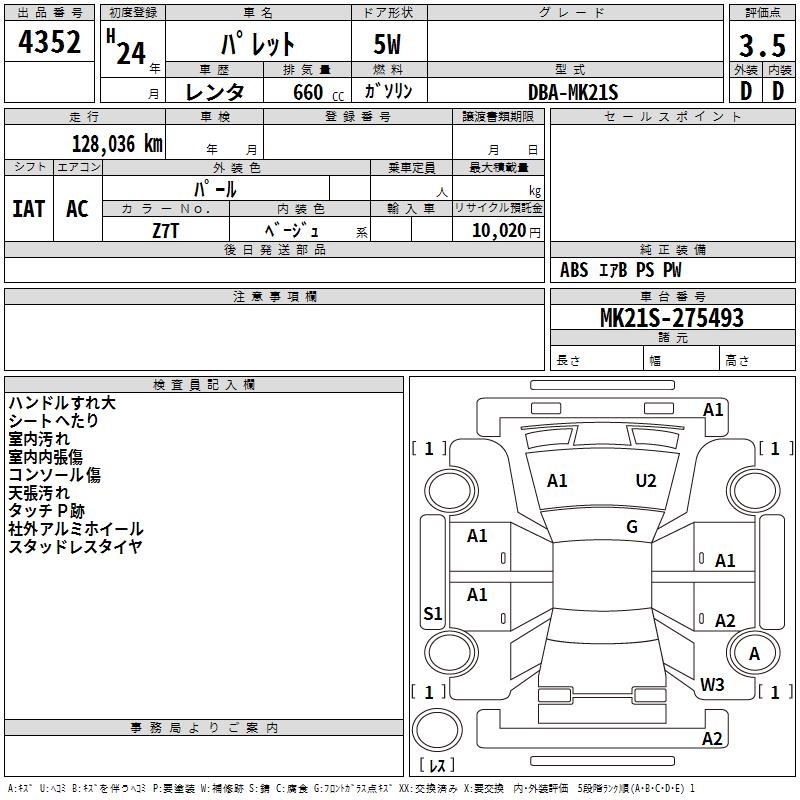 SUZUKI PALETTE