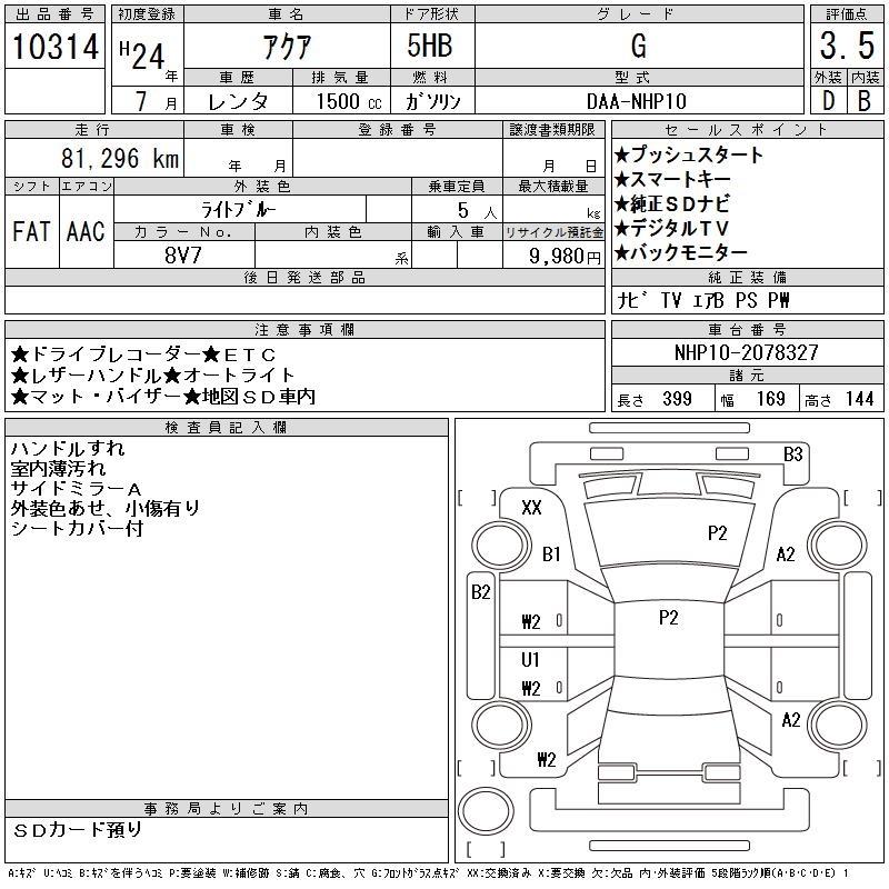 TOYOTA AQUA
