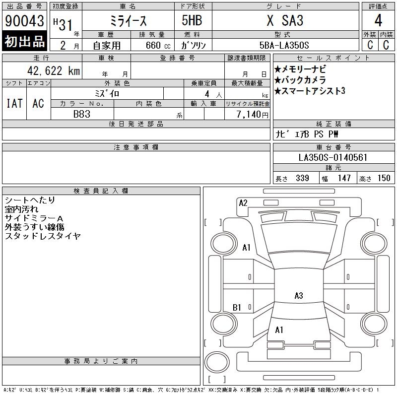 DAIHATSU MIRA E:S