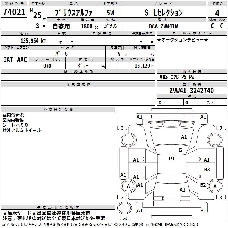 TOYOTA PRIUS ALPHA