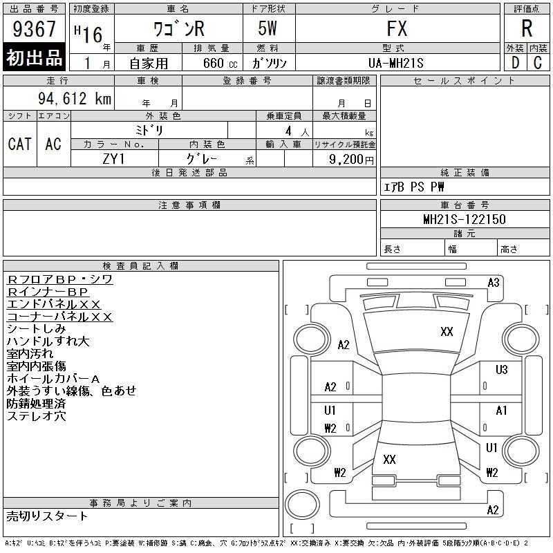SUZUKI WAGON R