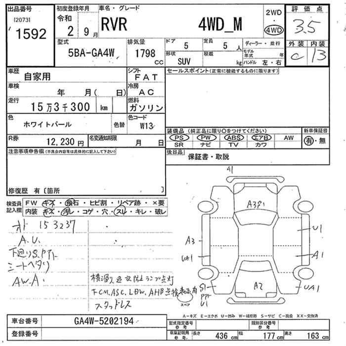 MITSUBISHI RVR