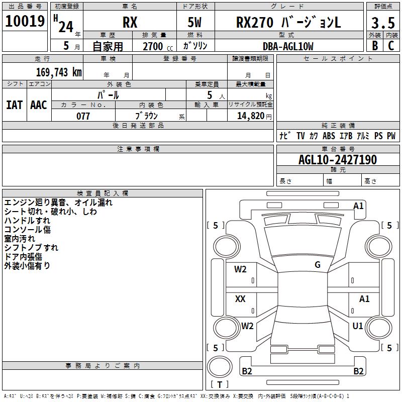 LEXUS RX270