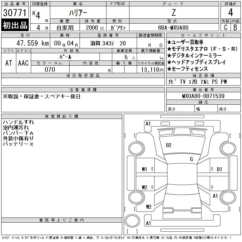 TOYOTA HARRIER