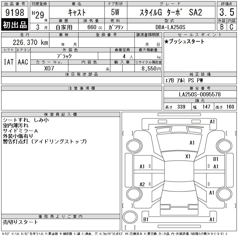 DAIHATSU CAST