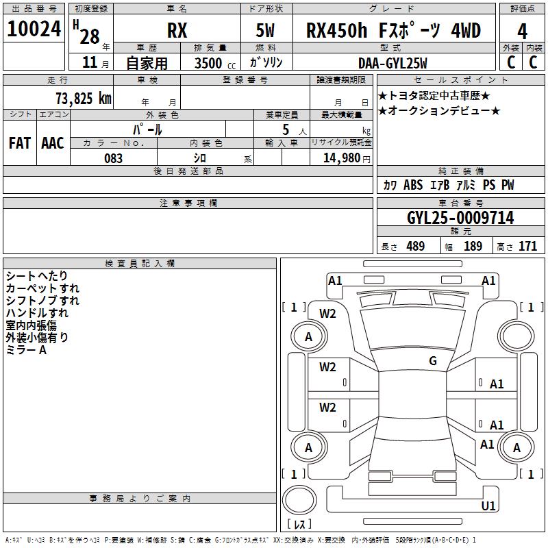 LEXUS RX450H