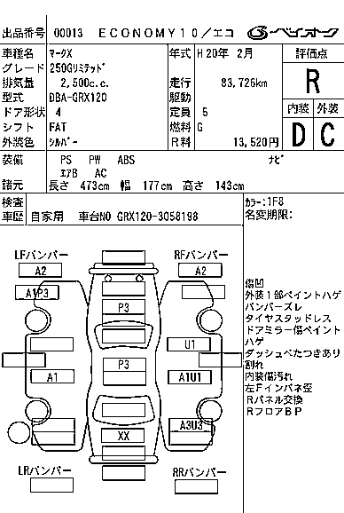 TOYOTA MARK X
