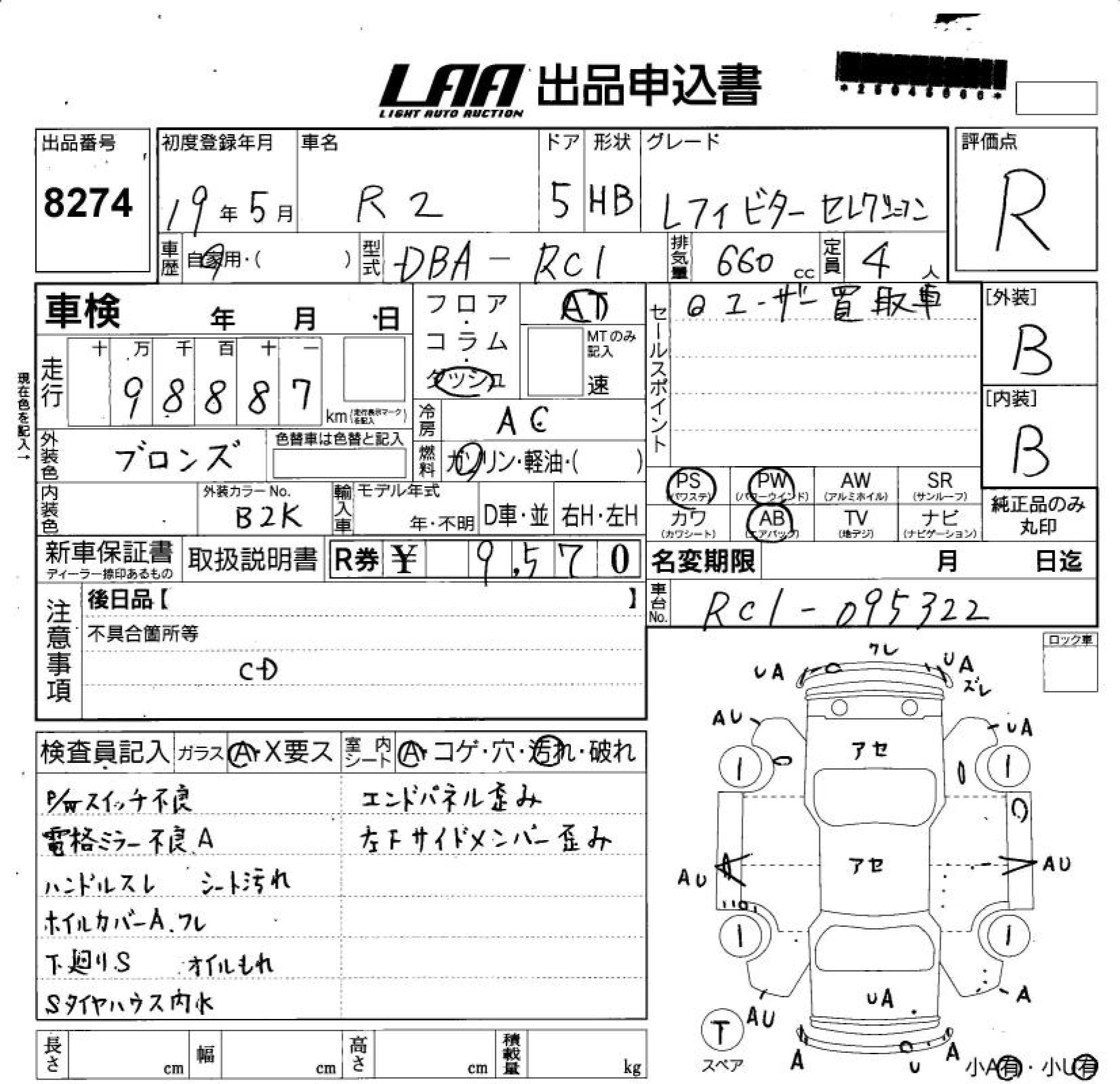 SUBARU R2