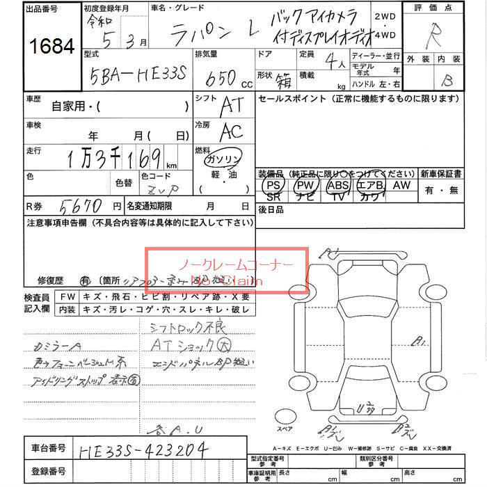 SUZUKI ALTO LAPIN