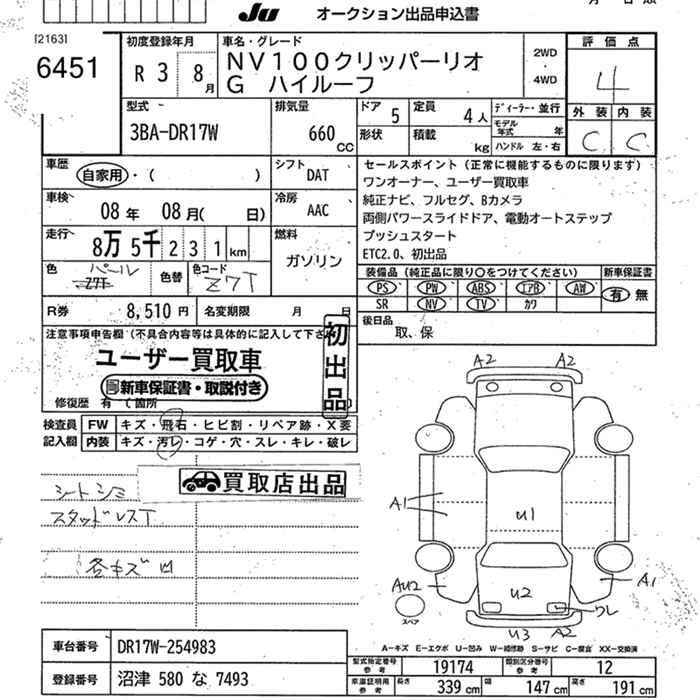 NISSAN NV100 CLIPPER